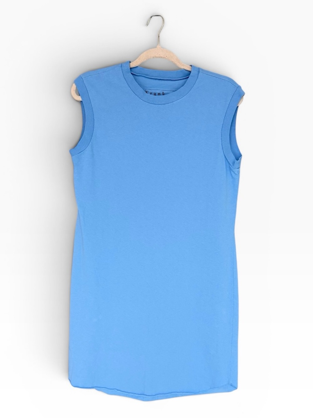0713 Frank & Eileen Mini Cory Dress Sky Blue Heritage Jersey Cotton XS